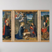 ザ出生シーンイエスキリスト誕生天使サン ポスター (正面)