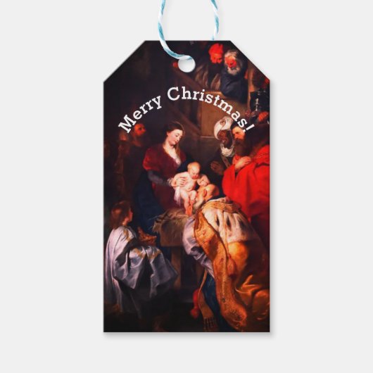 ザ初めてのクリスマスクロアチアギフトラベル ギフトタグ (正面)