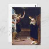 ザ受胎告知バイラヴィニアフォンタナはがき ポストカード (正面/裏面)