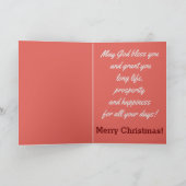 ザ受胎告知byムリロ(詳細)ホリデーカード シーズンカード (内部)