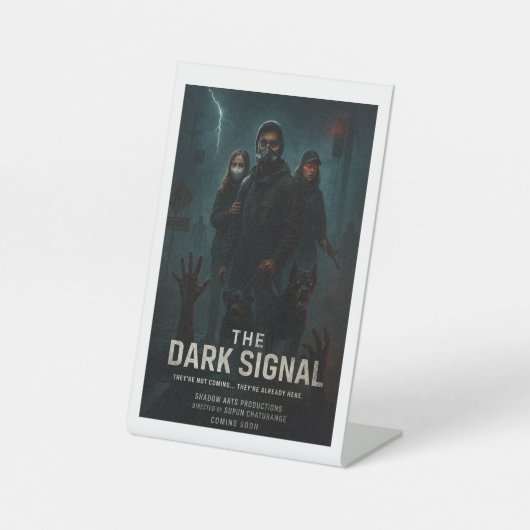 ザ呪い開花 台座サイン (正面)