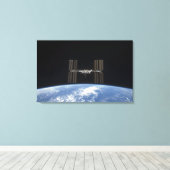 ザ国際的宇宙ステーション10 キャンバスプリント (インサイチュ (ウッドフロア))