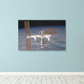 ザ国際的宇宙ステーション16 キャンバスプリント (インサイチュ (ウッドフロア))