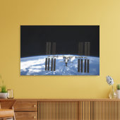 ザ国際的宇宙ステーション18 キャンバスプリント (インサイチュ (リビング))