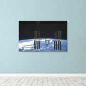 ザ国際的宇宙ステーション18 キャンバスプリント (インサイチュ (ウッドフロア))