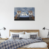 ザ国際的宇宙ステーション3 キャンバスプリント (インサイチュ (寝室))