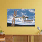 ザ国際的宇宙駅17 キャンバスプリント (インサイチュ (リビング))