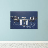 ザ国際的宇宙駅4 キャンバスプリント (インサイチュ (ウッドフロア))