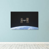 ザ国際的宇宙駅7 キャンバスプリント (インサイチュ (ウッドフロア))