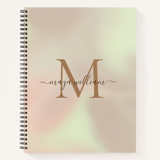 ザ地理の先生、シックな先生ギフトノート ノートブック (正面)