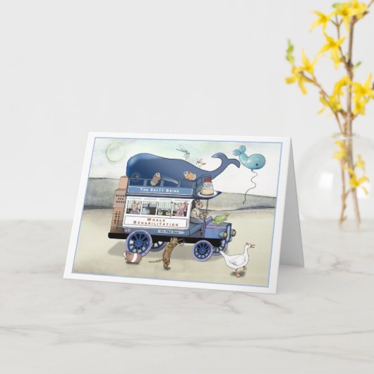 ザ塩辛いブライン カード (黄色い花)