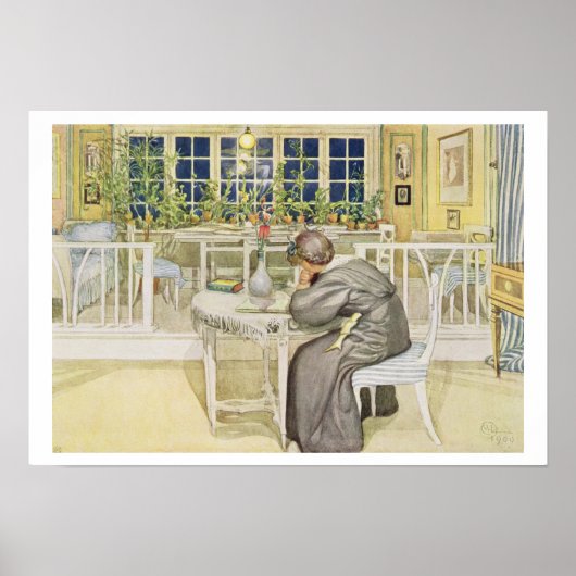 ザ夕べの前にイングランドへの旅 – 勉強 ポスター (正面)