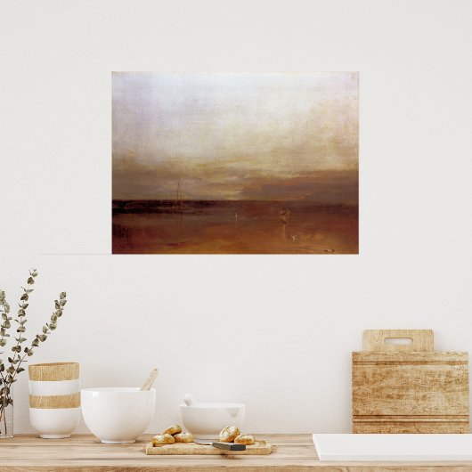 ザ夕べスターバイジョセフ・マロード・ターナー ポスター (キッチン)