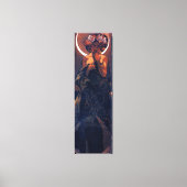 ザ夕べスター、新しいアートbyアルフォンスミュシャ キャンバスプリント (正面)