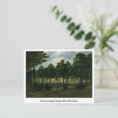 ザ夕べバイカスパルDavid Friedrich ポストカード (スタンド正面)