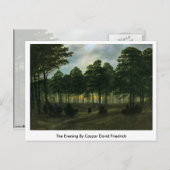 ザ夕べバイカスパルDavid Friedrich ポストカード (正面/裏面)