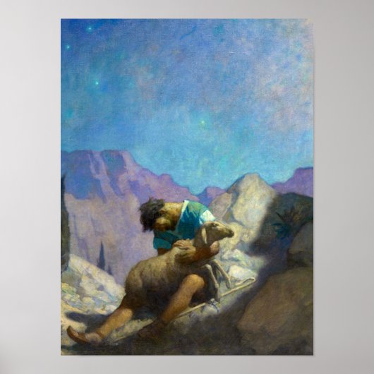 ザ失ったヒツジ、1926年ニューウェル・コンバーズ・ワイエス ポスター (正面)