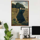 ザ好奇心に満ちた小さな女の子 ポスター (ホームオフィス)