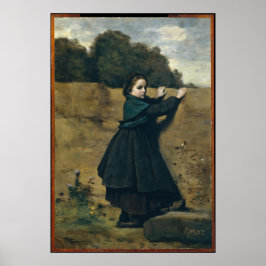 ザ好奇心に満ちた小さな女の子 ポスター