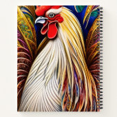 ザ威厳のあるルースター – 輝かしいポートレート ノートブック (裏面)