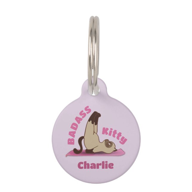 ザ子猫バトラストレーニングキティキャット ペット　ネームタグ (正面)