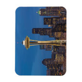 ザ宇宙ニードルアンドダウンタウンシアトル マグネット (縦)