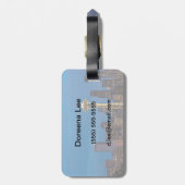 ザ宇宙ニードルアンドダウンタウンシアトル ラゲッジタグ (裏面縦)