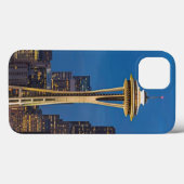 ザ宇宙ニードルアンドダウンタウンシアトル Case-Mate iPhoneケース (裏面 (横))