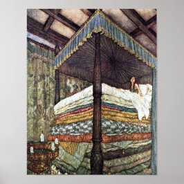 ザ実在プリンセスエドムンドゥラック童話アート ポスター