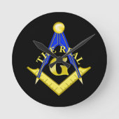 ザ実在Gマソニック ラウンド壁時計 (正面)