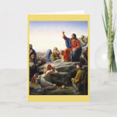 ザ山の説教、宗教 カード (正面)