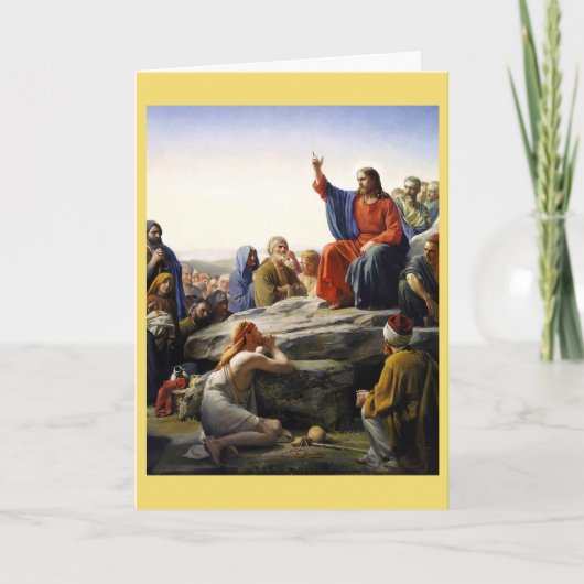 ザ山の説教、宗教 カード (正面)