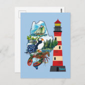 ザ州オブメイン ポストカード (正面/裏面)