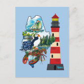 ザ州オブメイン ポストカード (正面)