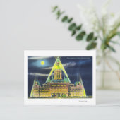 ザ州キャピトル建物アットナイト ポストカード (スタンド正面)