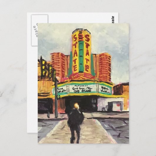 ザ州シアターアンアーバー ポストカード (正面/裏面)