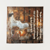 ザ幽霊イン勉強ハロウィーン タペストリー (正面(横))