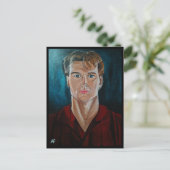 ザ幽霊絵を描ズバイアルフレッドキツネ ポストカード (スタンド正面)