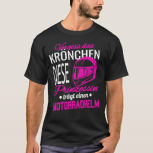ザ忘れクラウンIプリンセスオートバイヘルメットバイク Tシャツ