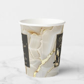 ザ応援から50年シャンパン金ゴールド誕生日 紙コップ (右)