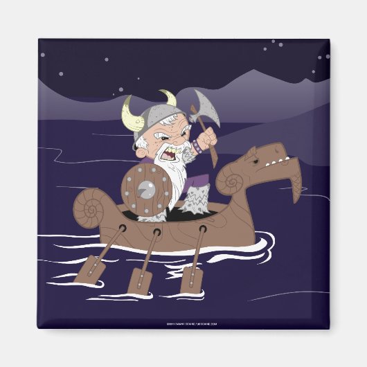 ザ怒バイキング マグネット (正面)