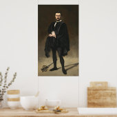 ザ悲劇の俳優 – エドアードマネットファインアート ポスター (キッチン)