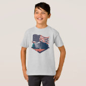 ザ愛国的なホワイトハウス、レトロキッズ Tシャツ (正面フル)