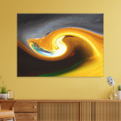 ザ抽象芸術トランペット キャンバスプリント (インサイチュ (リビング))