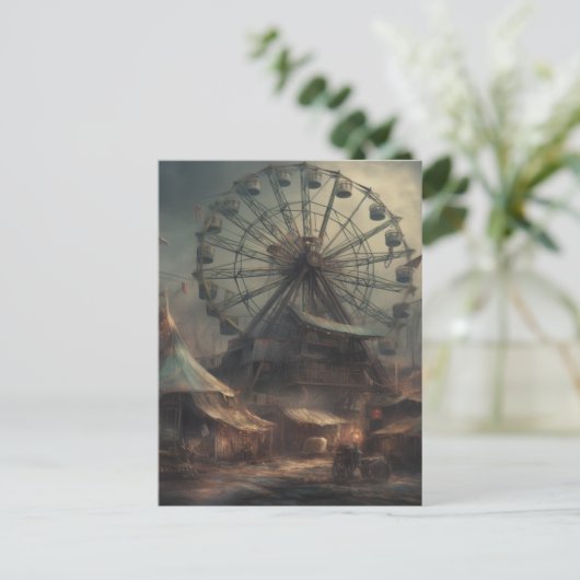 ザ放棄されたカーニバルテント観覧車 ポストカード (スタンド正面)