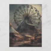 ザ放棄されたカーニバルテント観覧車 ポストカード (正面)
