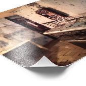 ザ放棄されたキッチンプリント – 放棄されたミニ フォトプリント            (角)