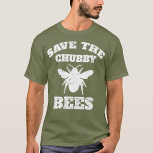 ザ救チュビーハチ – おもしろい(昆虫)マルハナバチ虫 Tシャツ