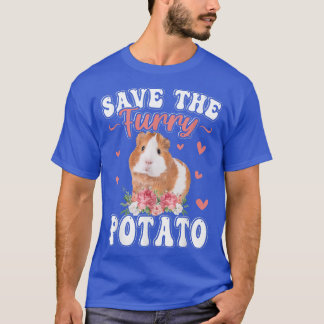 ザ救フリーおもしろいポテトギニア豚140 Tシャツ