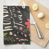 ザ最も素晴らしいタイムオブイヤーの休日フローラ キッチンタオル (四つ折り)